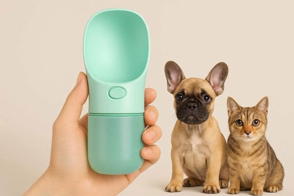 Mini Portable Pet Water Dispenser For Small Dogs And Cats With Compact Pocket Size Design Travel