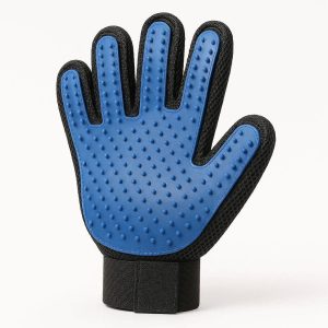 Universal Fit Pet Grooming Glove With Breathable Mesh For Comfortable Long Duration Fur Removal Use