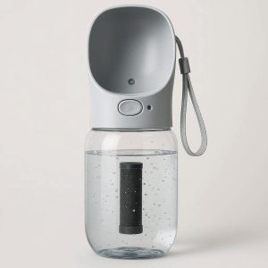 Large Capacity Pet Travel Water Bottle With Carbon Filter For Clean Drinking On Long Road Trips Home